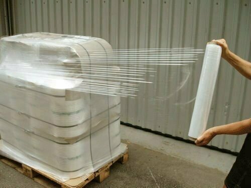 18" x 1500FT 80 Gauge Pallet Wrap Stretch Film Shrink Hand Wrap 1500' 1 Roll