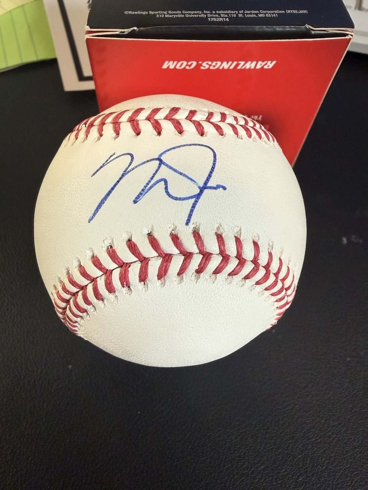 MIKE TROUT Signed AUTO Autograph OML Baseball MLB Authentic COA # VS687507 (bj)