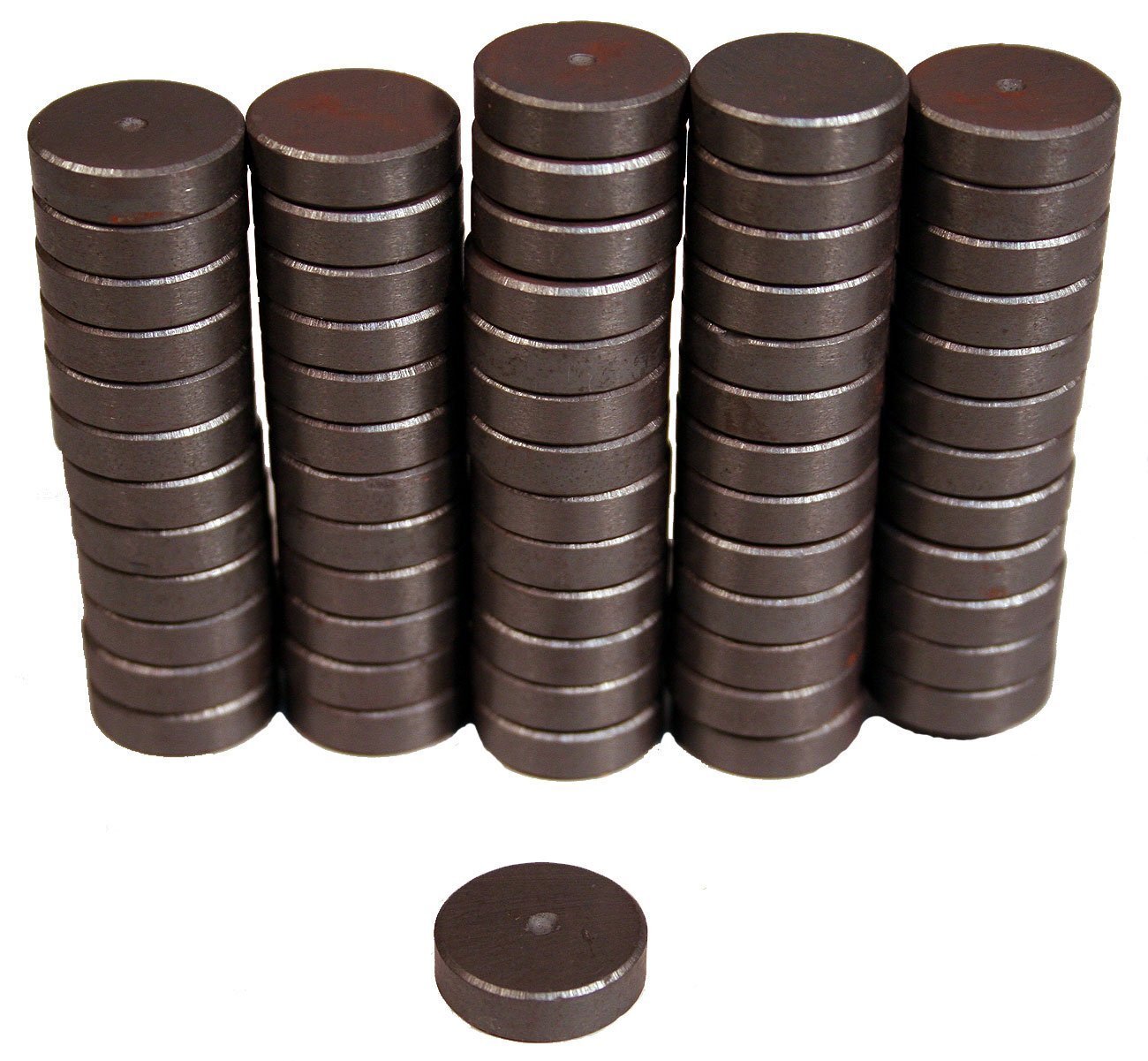 Strong 3/4" Round Flat Ceramic Disc Magnets For DIY Crafts ~ Lot of 500 Pieces