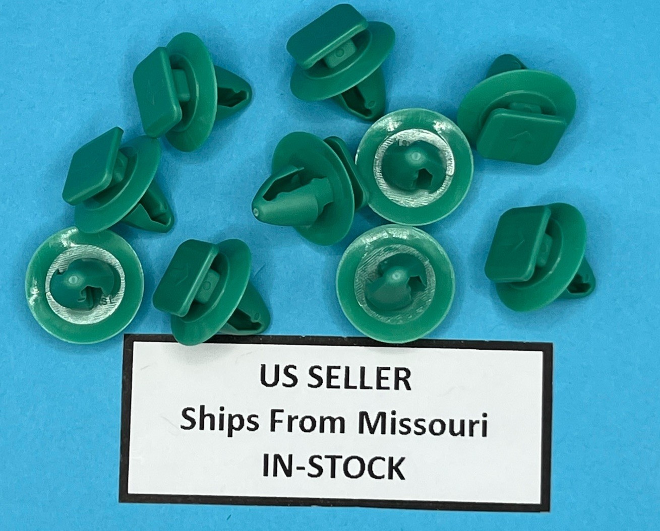 (Pack of 10) Pillar Trim Molding & Wheel Flare Clips for Jeep and Fiat