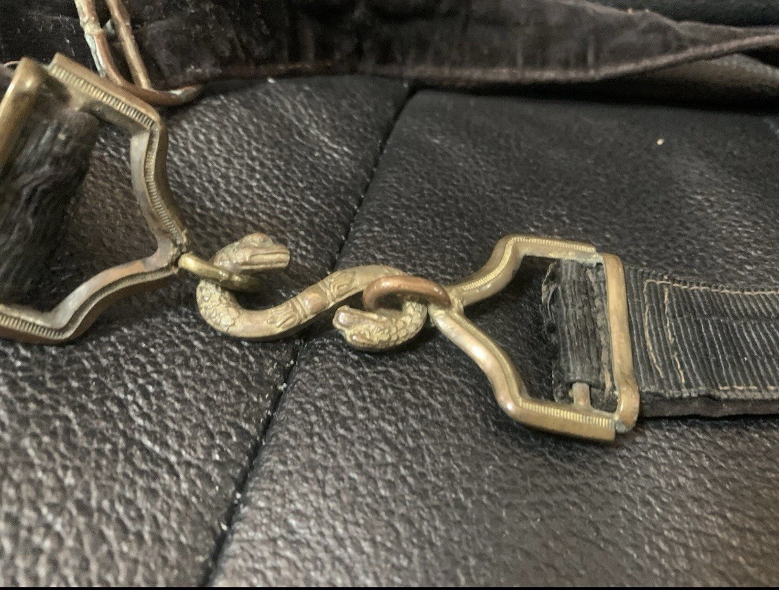 Ultra Rare Crimean War 2nd French Empire Imperial Army Officer Sword Belt 1850s