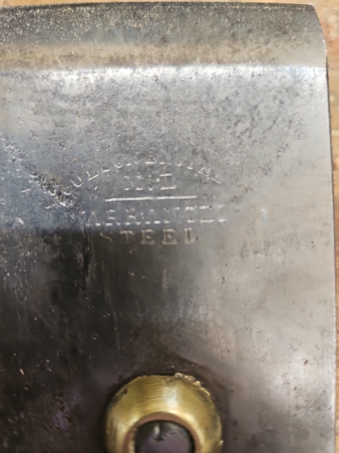 British Infill Plane Only Makers Mark Are Moulson Brothers Stamp On Iron Blade