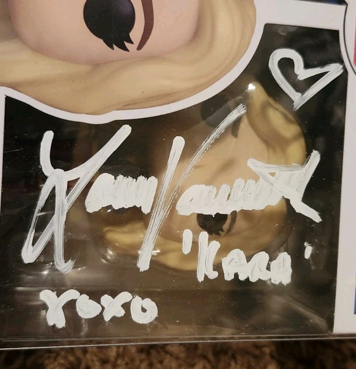 Laura Vandervoort Smallville Kara Kent signed autographed Funko Pop. JSA Cert