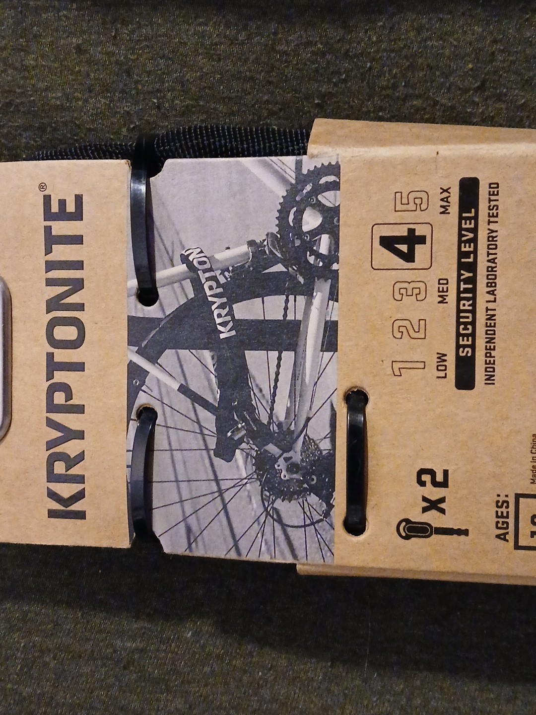 Kryptonite Chain Key Chain 3 ft x 8mm (5/16 in) 2 Keys NEW - Security Level 4 👀