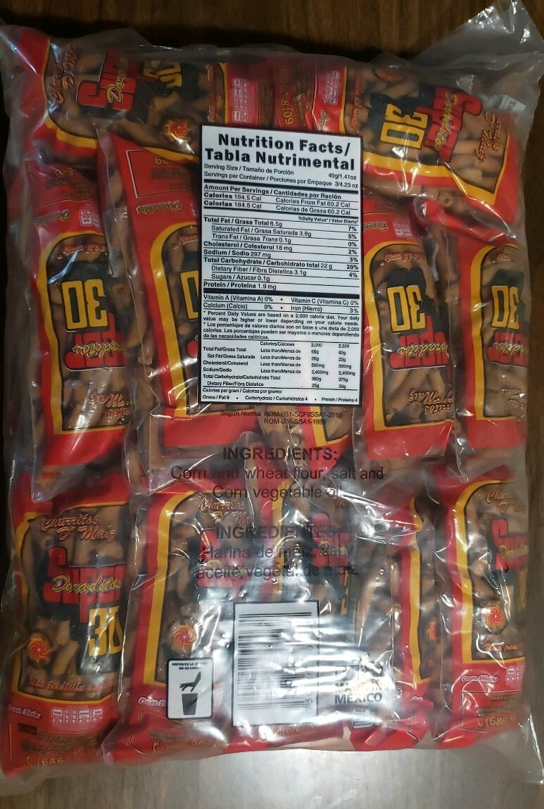 Churritos (corn sticks)Super 30