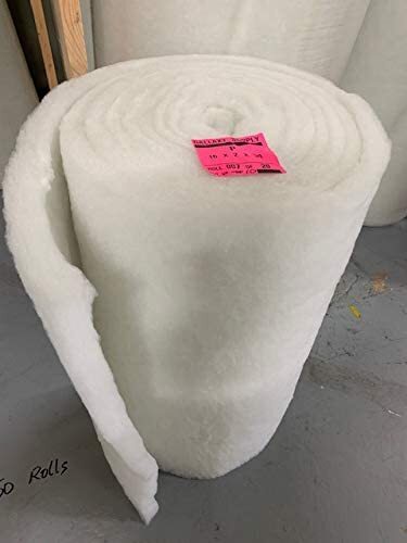 Bonded Dacron Polyester Batting, 1" x 30". Note:  Thickness Is Before Vacuum