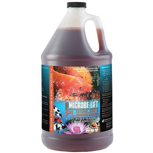 Microbe Lift PL 1 Gallon Koi Pond Beneficial Bacteria Clarifier