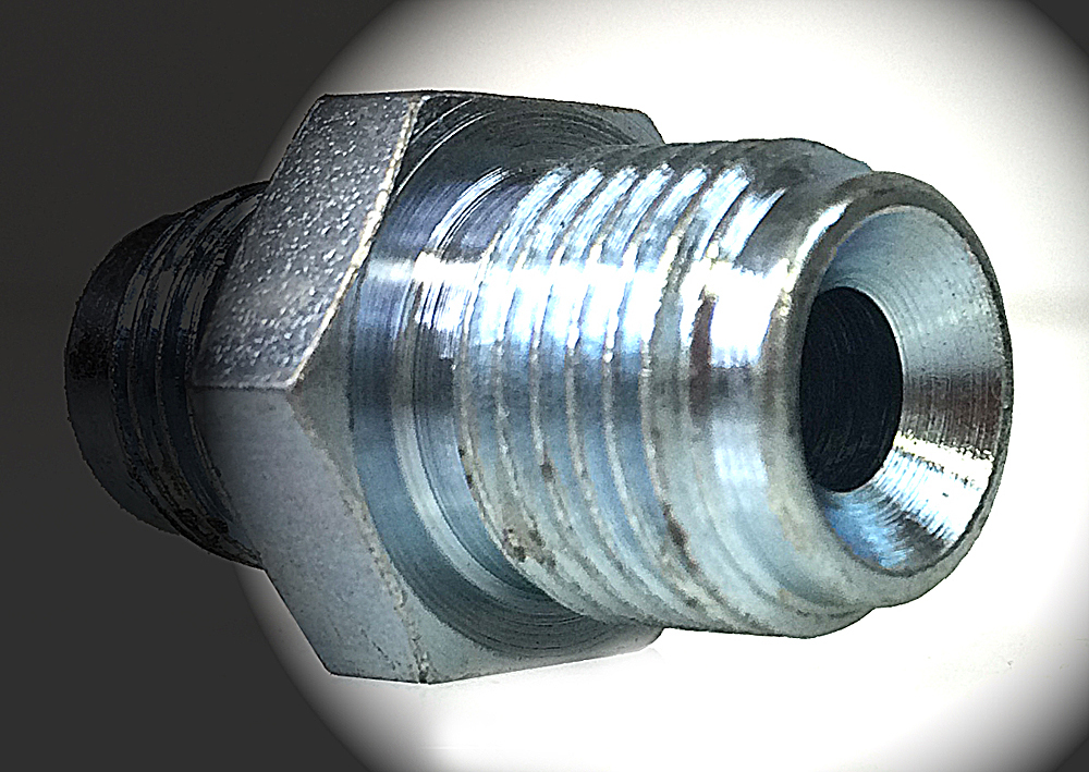 GM Power Steering Box Inverted Flare Style -6 an Fittings #1653