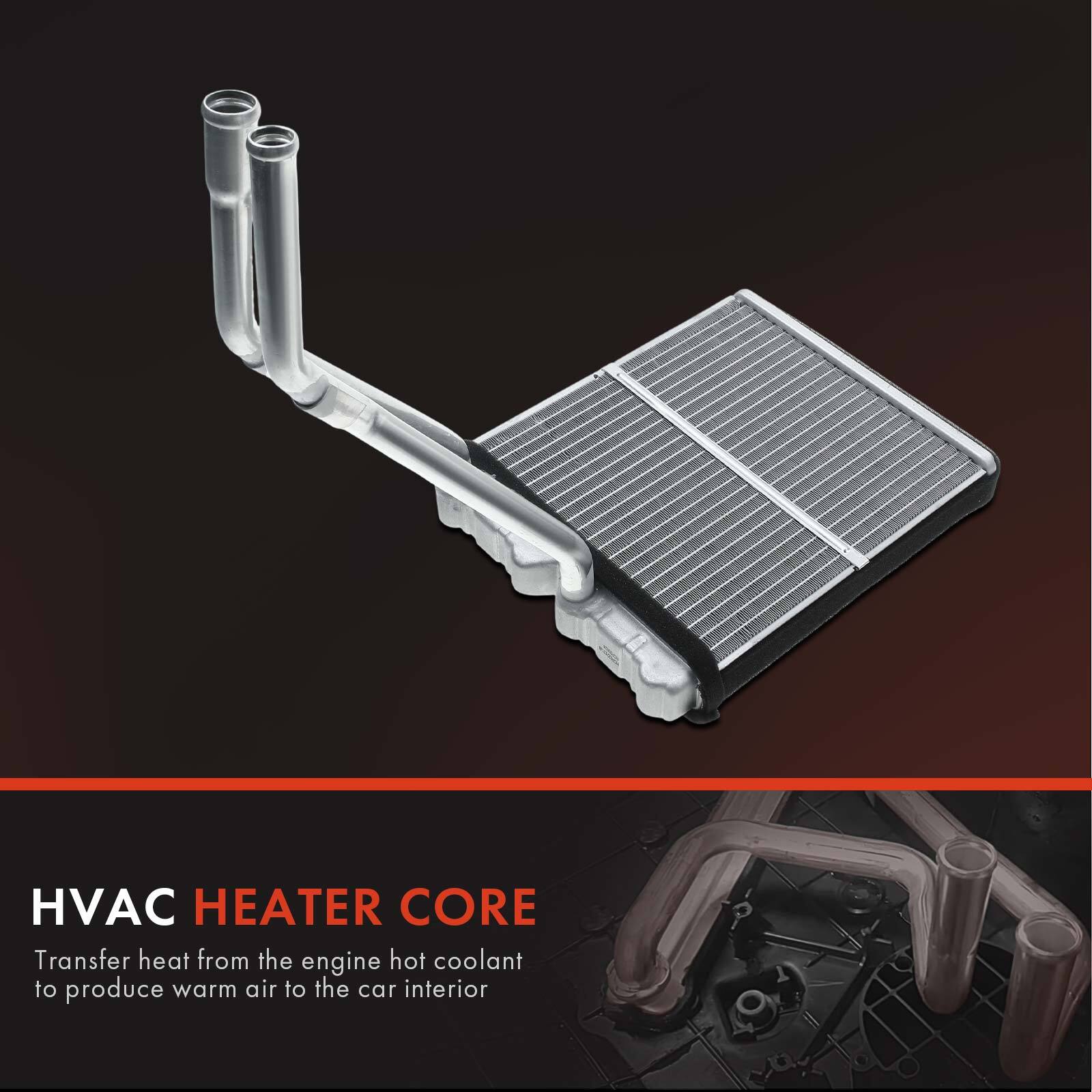 A/C Evaporator Core & HVAC Heater Core for Jeep Cherokee TJ Wrangler 1997-2001
