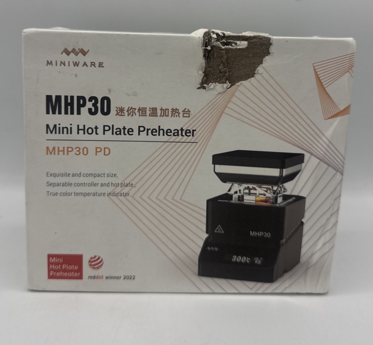 MINIWARE MHP30 Electric Hot Plate Preheater Soldering Preheating Station Welder