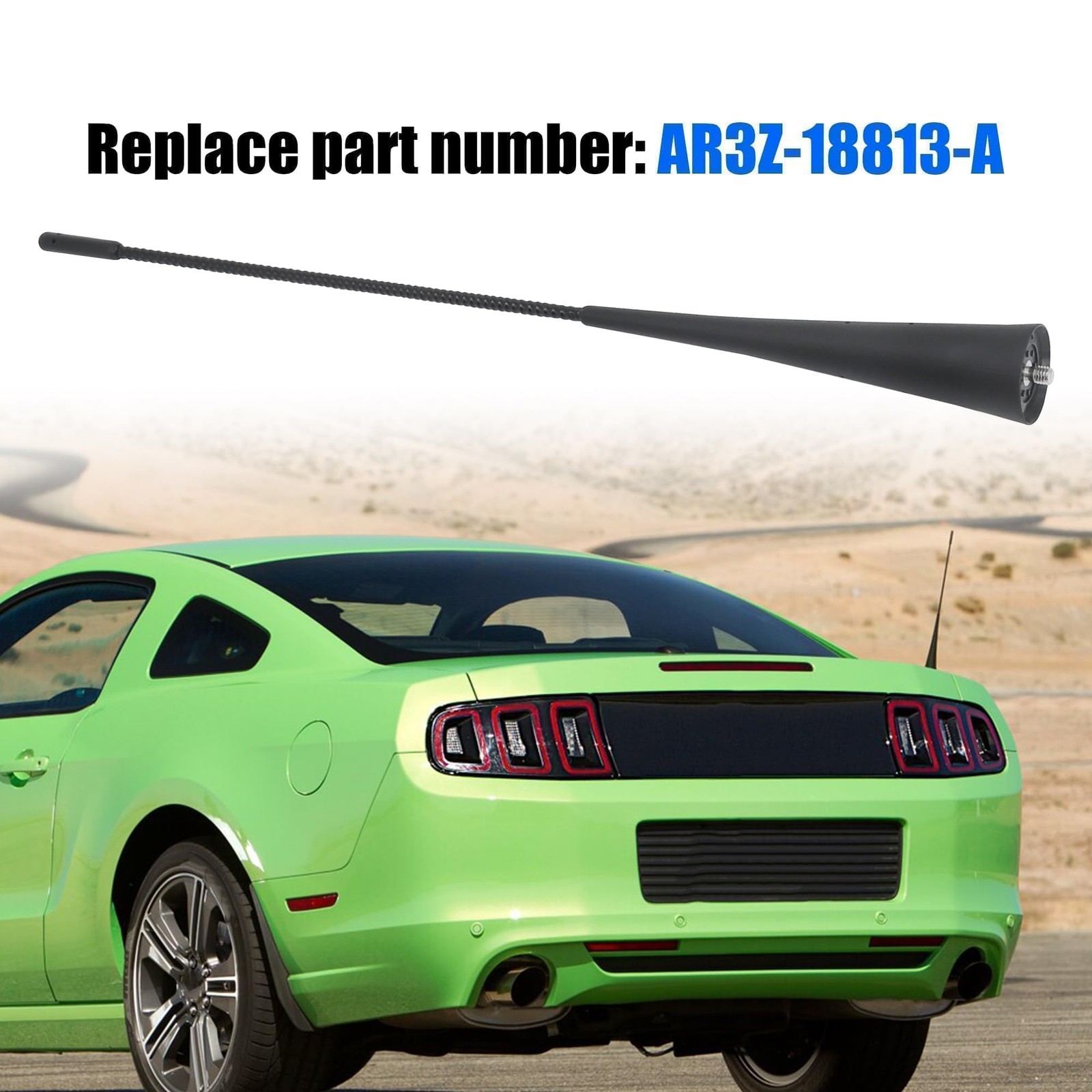 Roof Radio Car Antenna Mast Compatible with Mustang 2010 2011 2012 2013 2014 ...