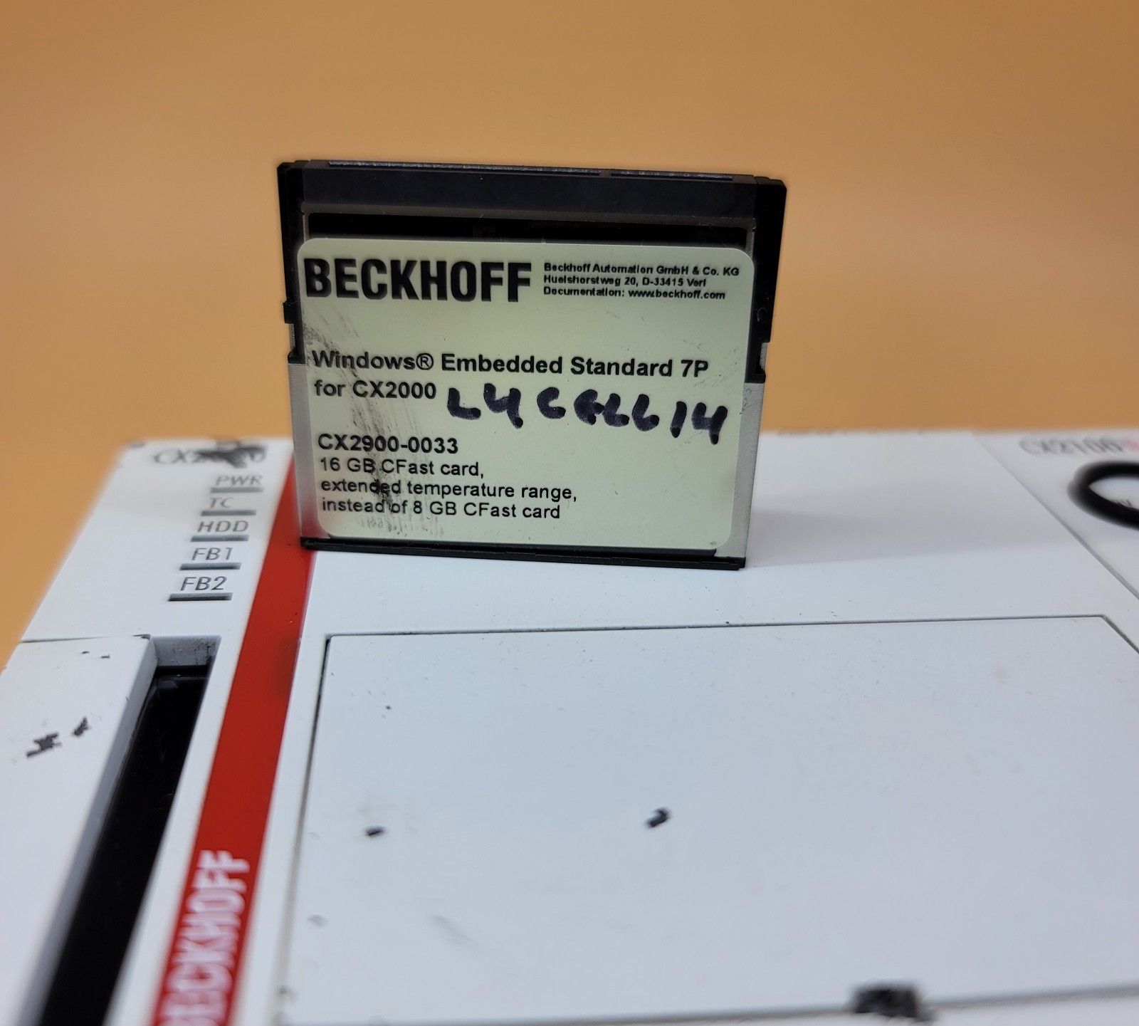 BECKHOFF CX2030 Embedded PC With CX2100 Power Supply Unit And CX2500