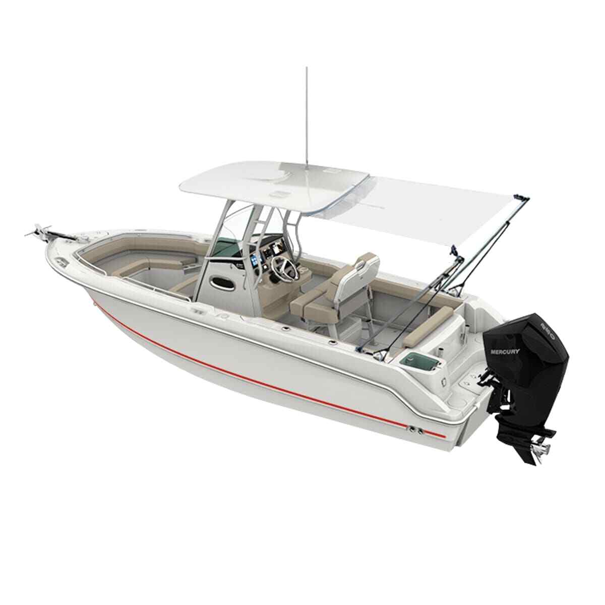 Oceansouth T-Top Extension Kit, Boat Stern Shade