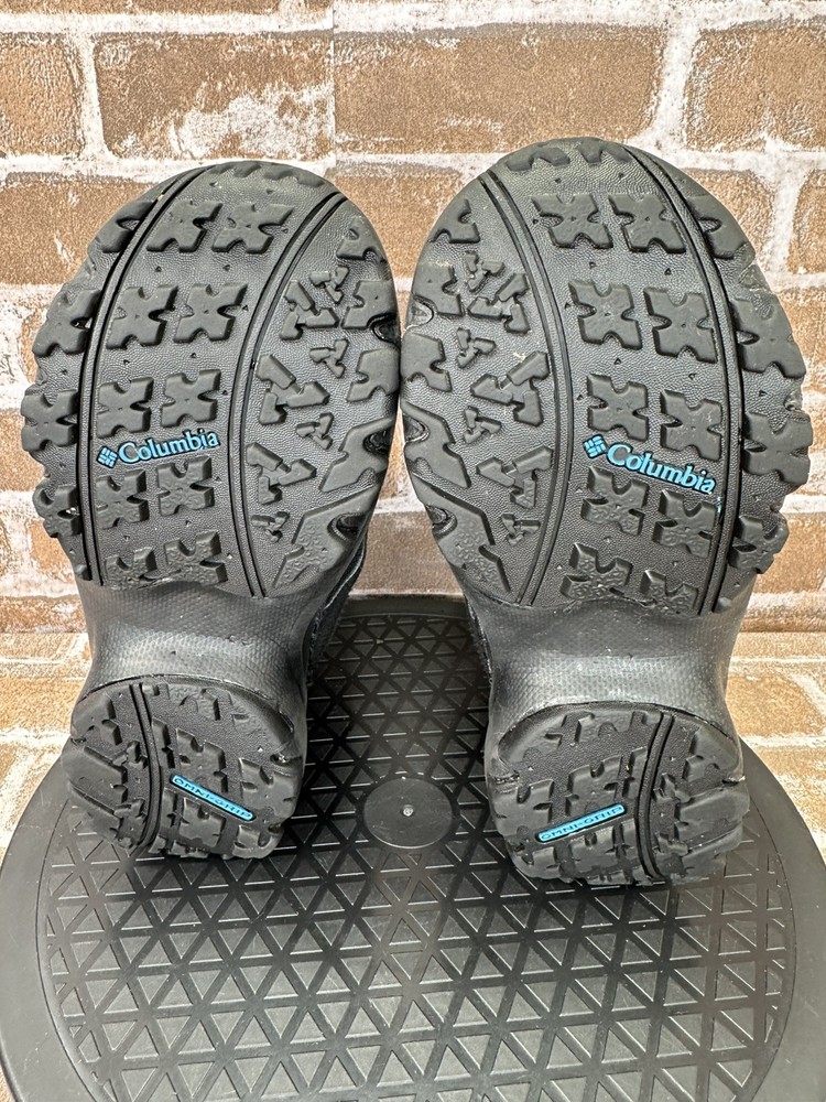 Columbia Rope Tow III Waterproof Snow Boots Black BY1322-010 Boys Youth Size 2