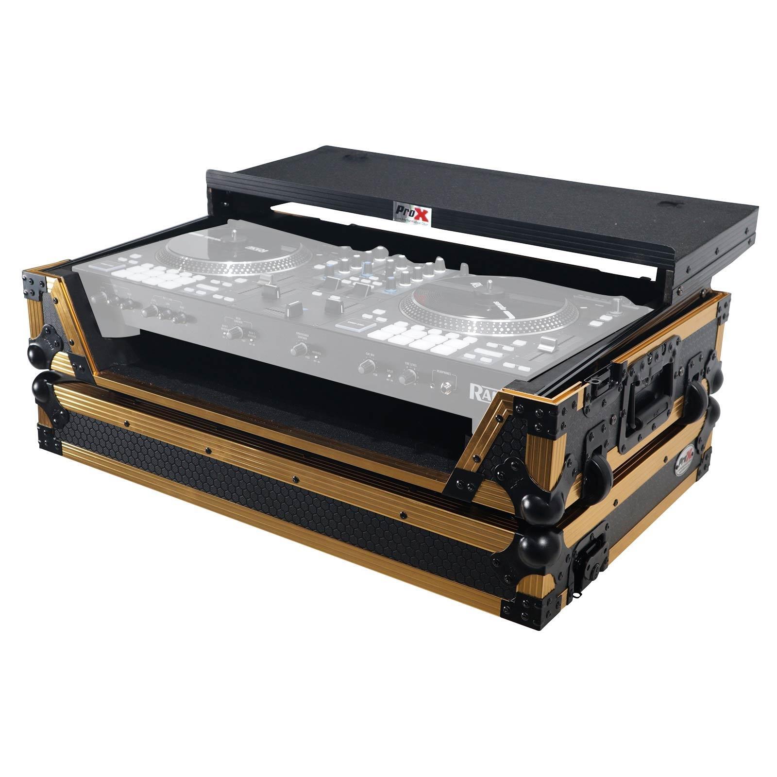 ProX XS-RANEONE LT Limited Edition Gold Flight Case for RANE ONE DJ Controller