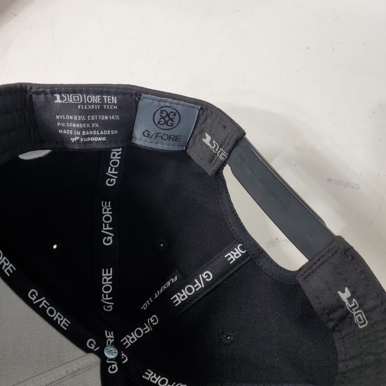 G Fore Hat Mens Black Country Club Hack Snapback Trucker Flexfit Tech 110