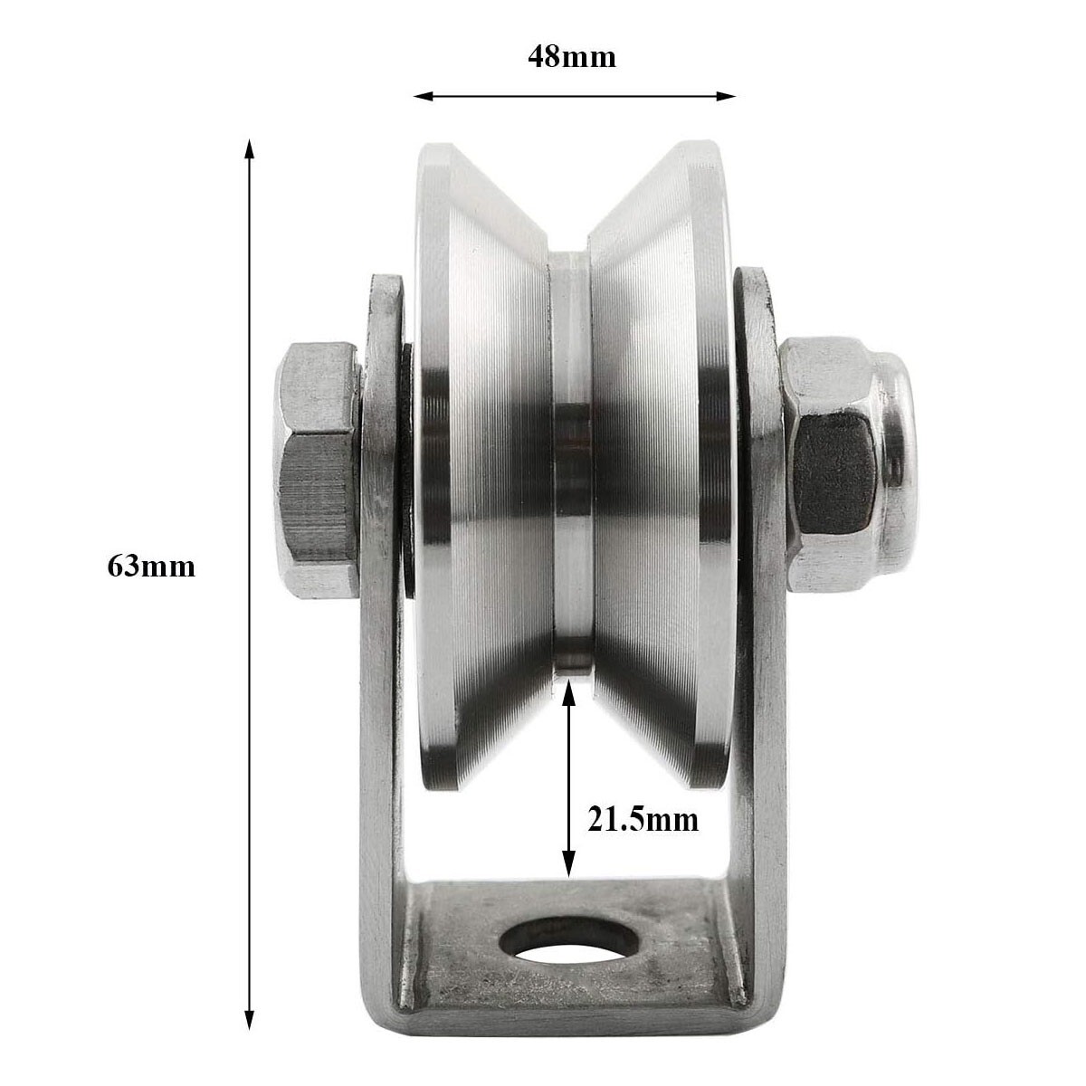 V Cable Rollers Steel Pulley Wire Rope Cable Pulley Wheel Pulleys for Rope
