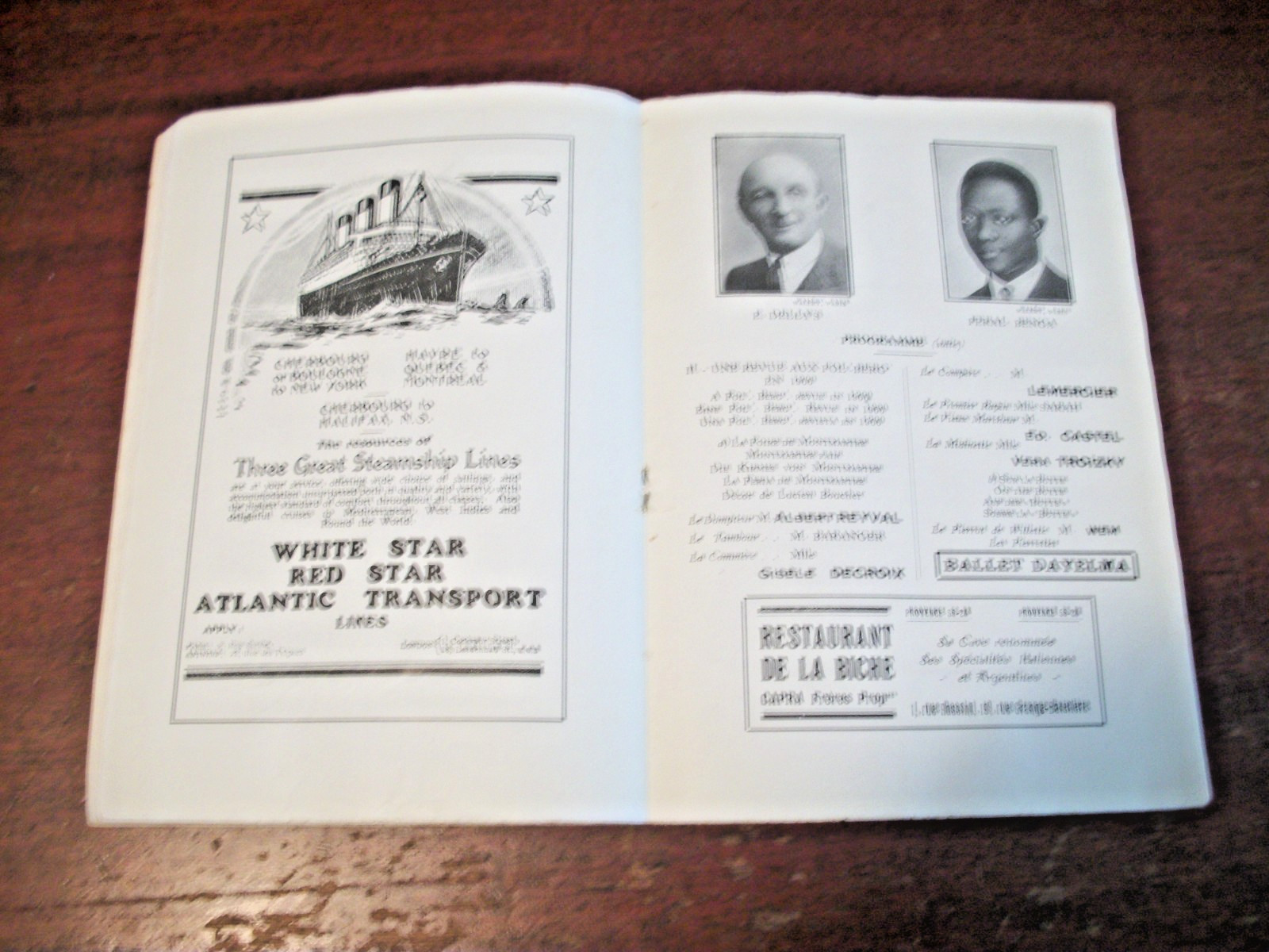 1930 FOLIES BERGERE Music Hall Playbill Booklet