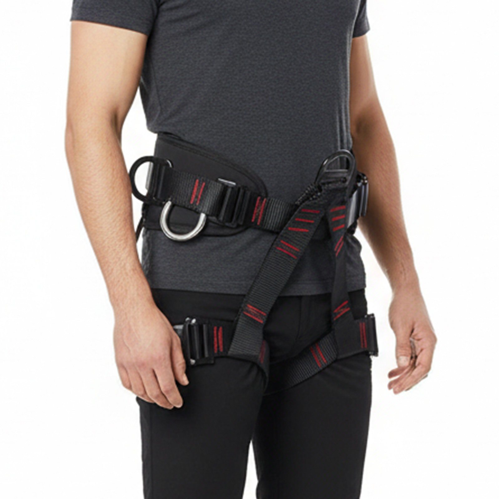 Adjustable Half Body Safety Belt for Rock Climbing Fire Rescuing Caving