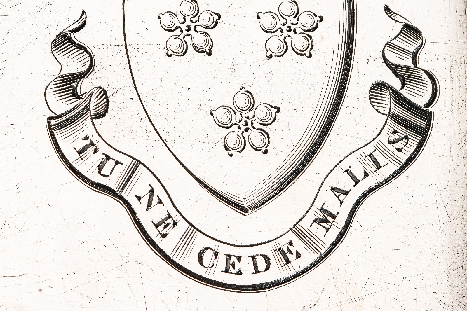 Stunning Antique Victorian Sterling Silver Cigarette Case Armorial Herladic