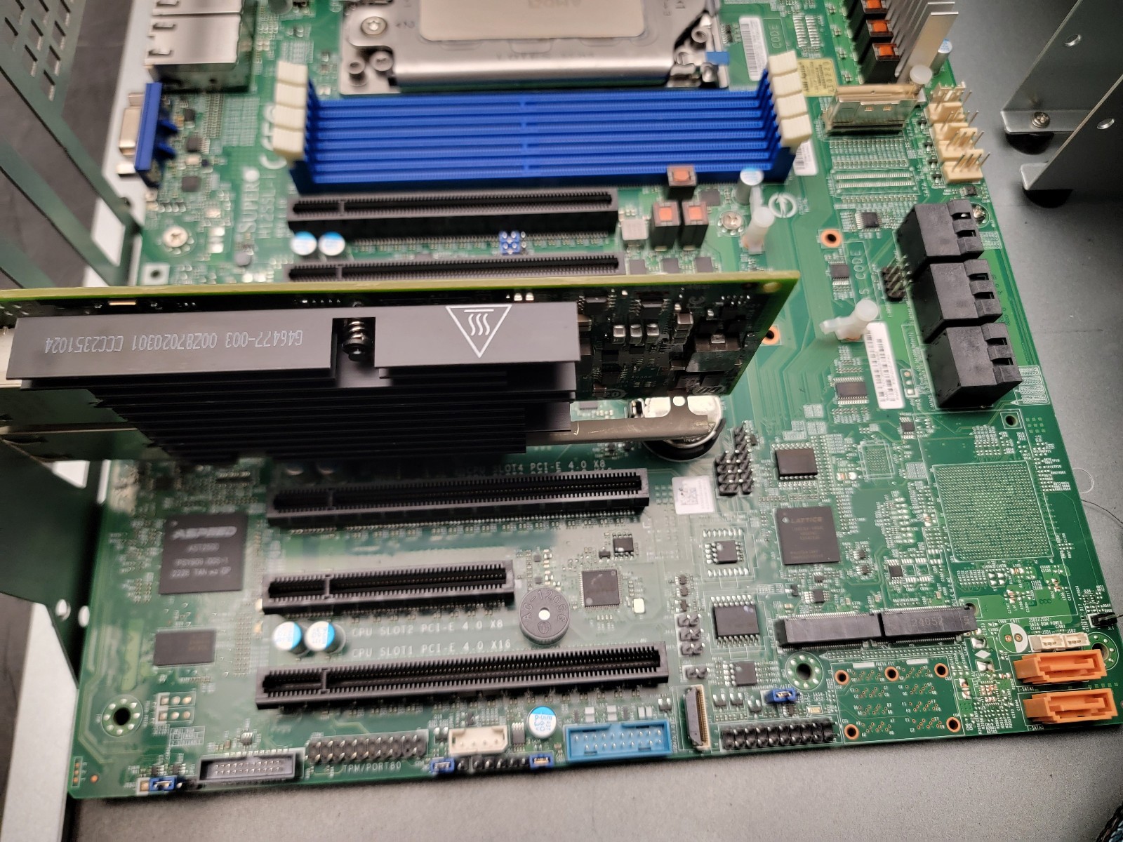 Combo: Supermicro H12SSL-i ATX + AMD EPYC 7B13 64-core + X540-T2 2x10G RJ45