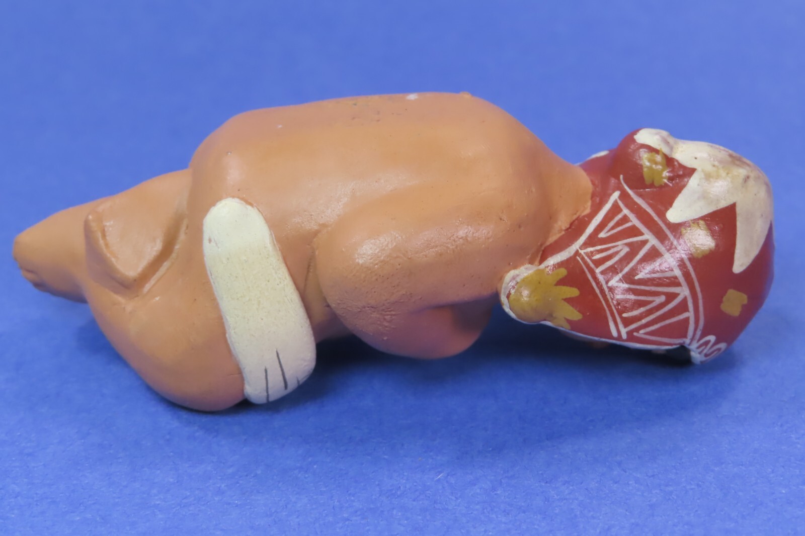 Vintage Peruvian Nativity Baby Jesus Terra Cotta Pottery Replacement pc 4"