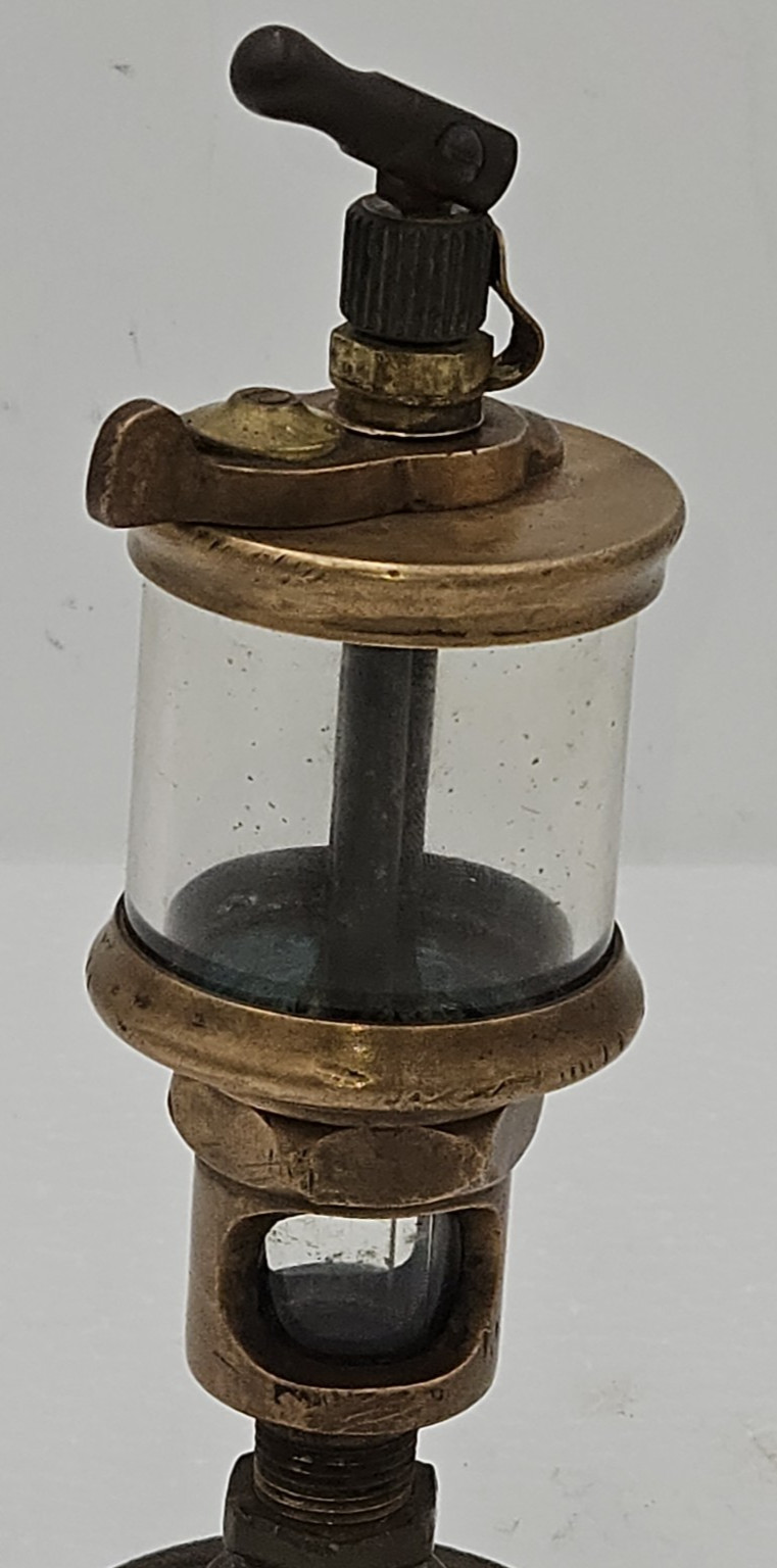 EARLY style Lunkenheimer PARAGON No 2 Cylinder Oiler Lubricator Hit Miss Engine