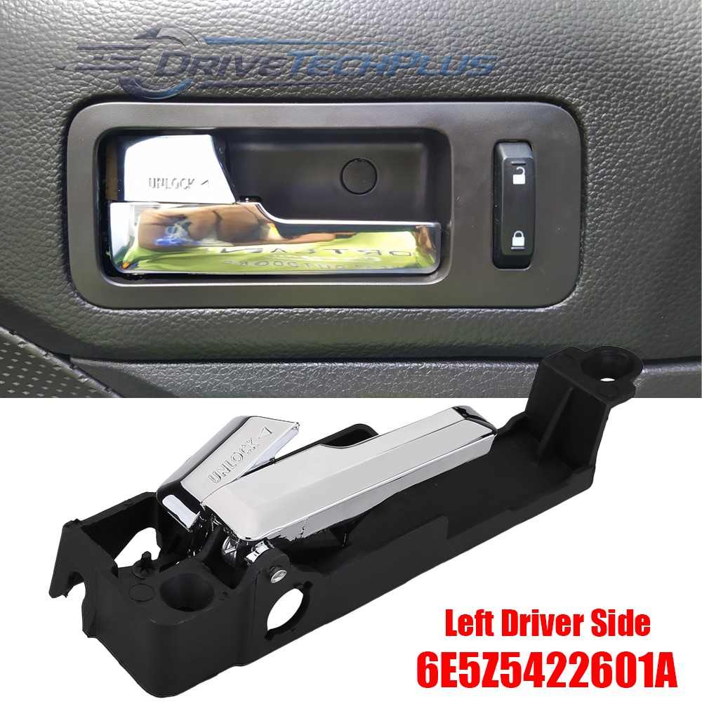 For 2006-2012 Ford Fusion MKZ Front Left Driver Side Chrome Interior Door Handle