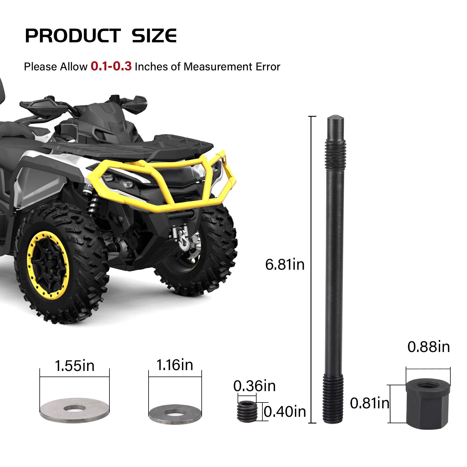 703500842 Clutch Bolt Repair Kit For Can-Am Maverick Commander Outlander 1000/R