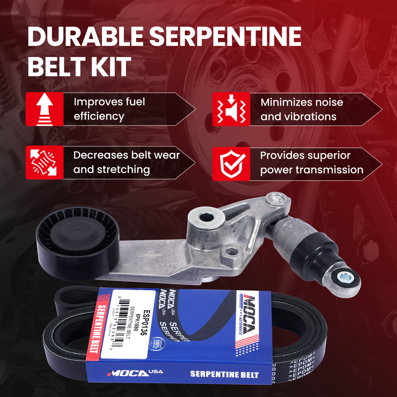 Serpentine Belt Tensioner Assembly for Toyota Celica 03-08 Corolla Matrix 1.8L