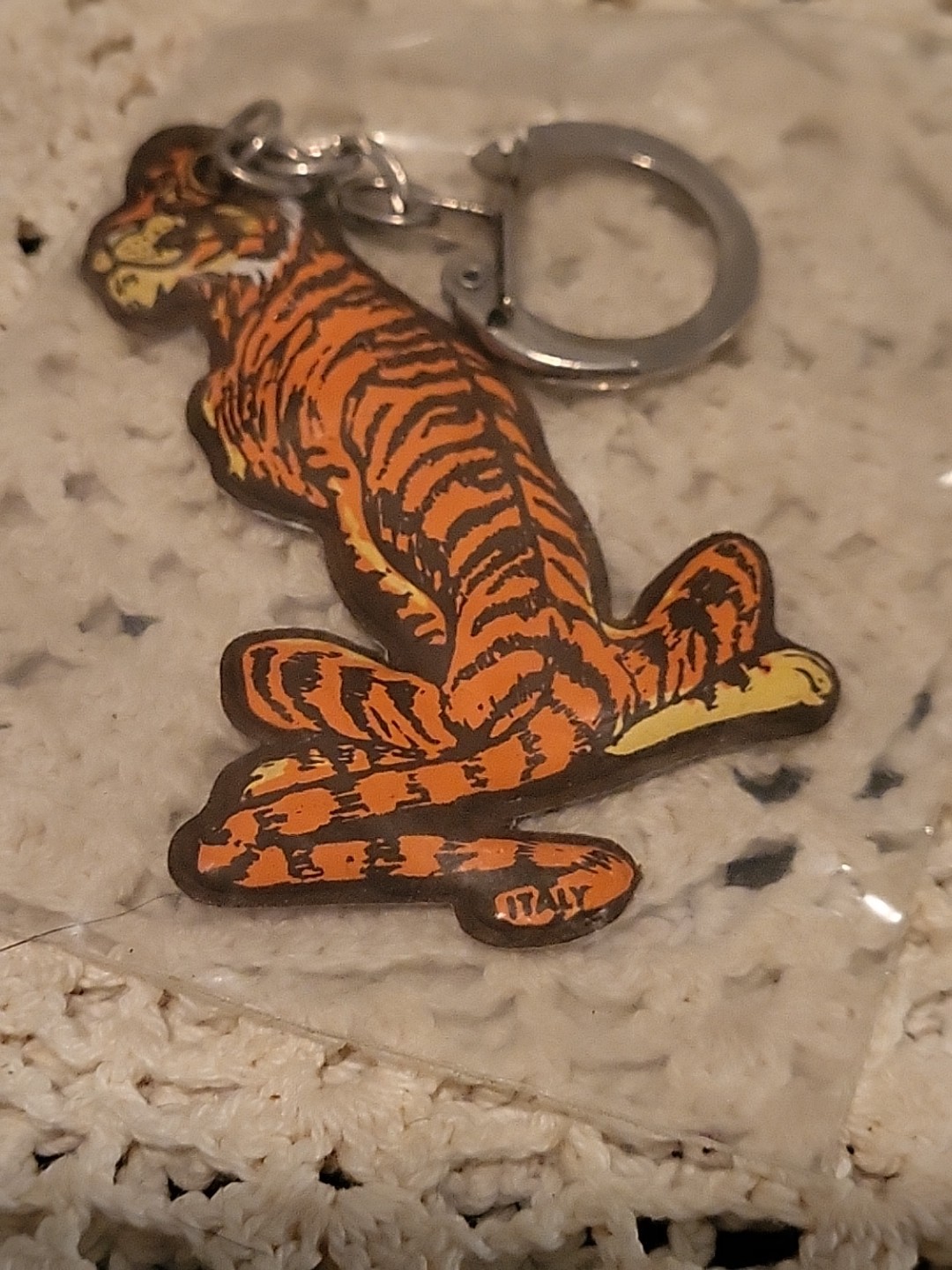 Vtg Esso Exxon Tiger in your Tank Keychains Advertising Sealed New Old Stock