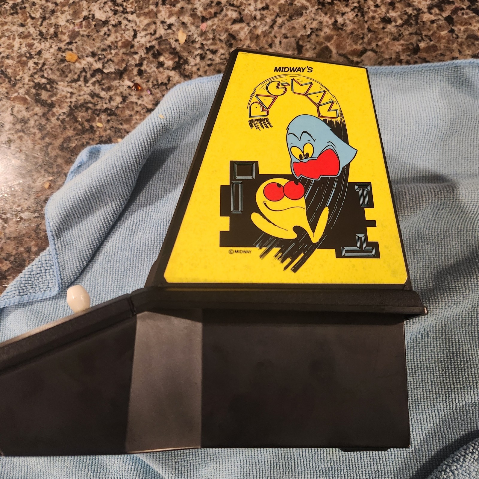 Vintage Pac-Man Mini-Arcade (Midway, Coleco) + box, manual, warranty card; Works