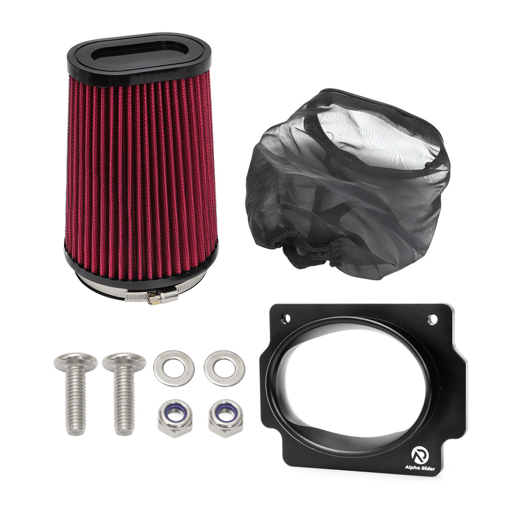 For Yamaha Banshee PRO FLOW Airbox Adapter K+N style Air Filter Outerwear YFZ350