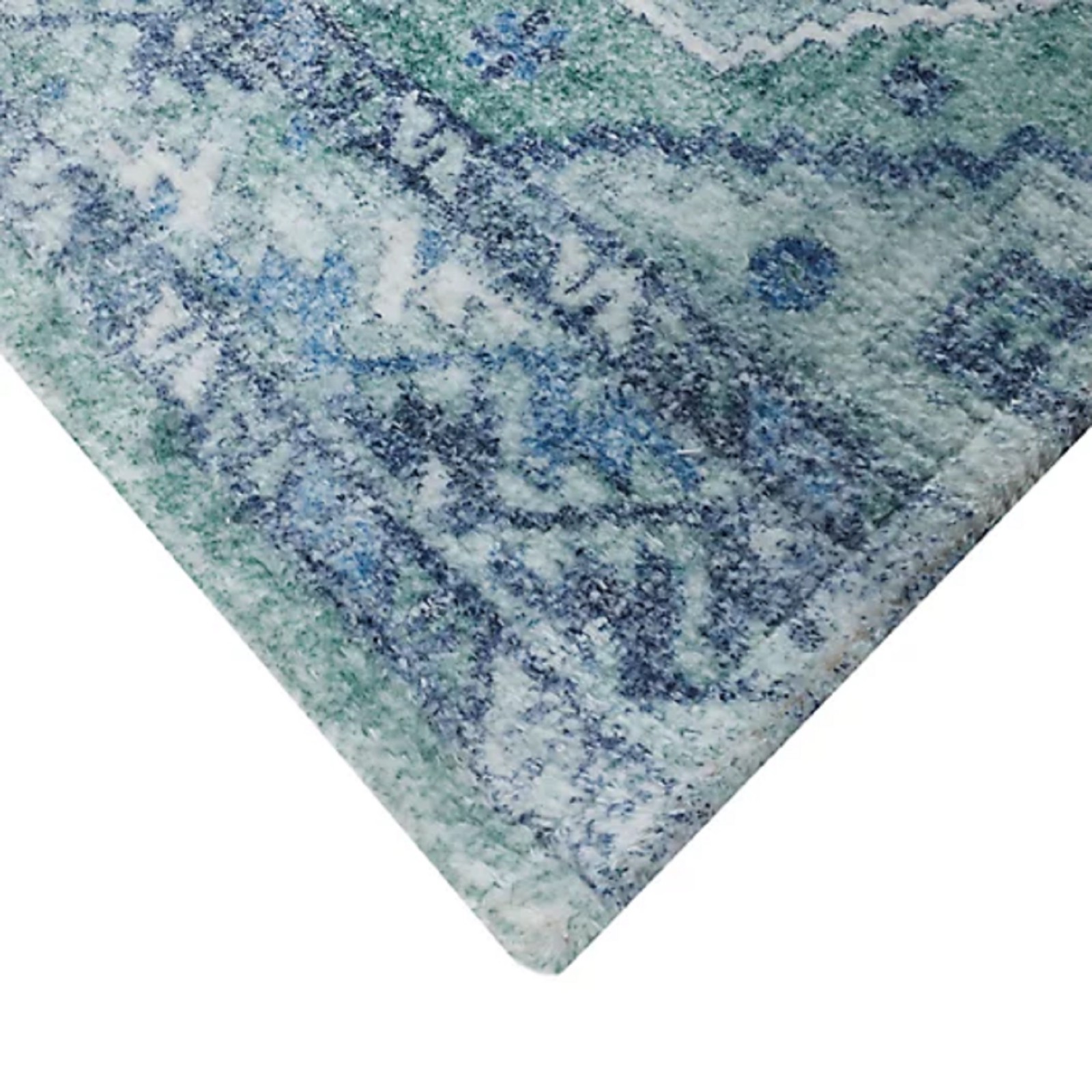 brand new Wild Sage Blue Green Gray Pattern 20x33 inch Rug in 100% Polyester