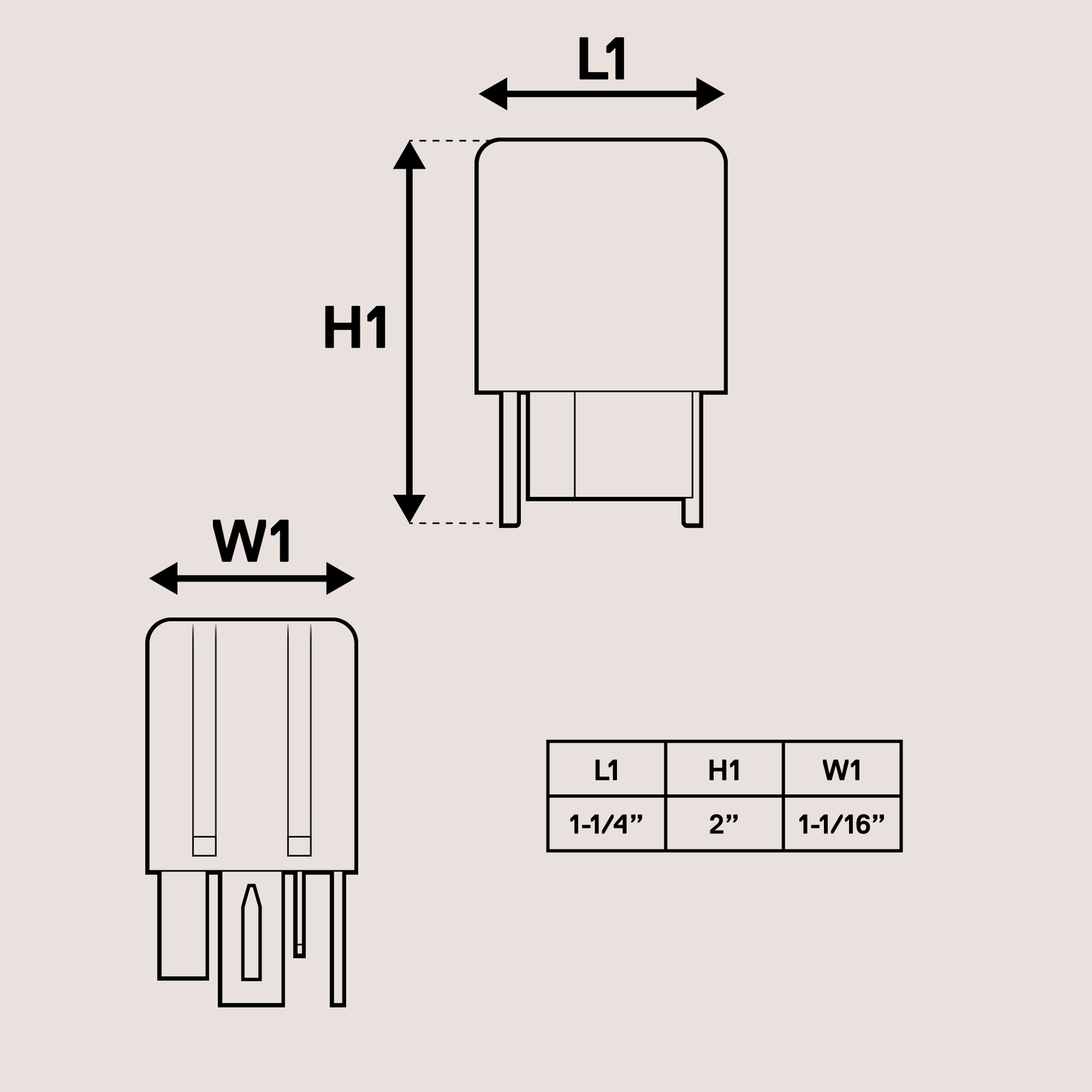 OLS RTT712A 12V 40A 4-Pin Relay Direct Replacement for 90987-02006 OEM Relay