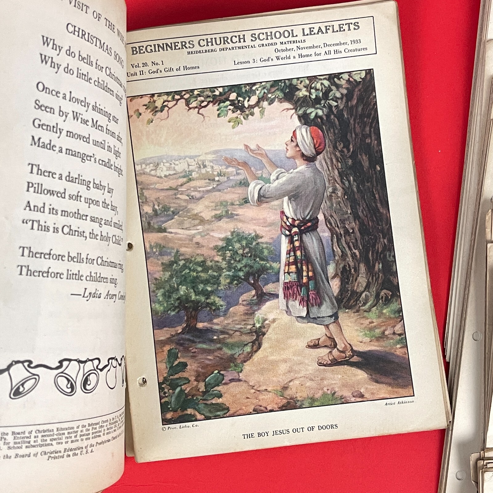 1930s Church School Leaflets Collection - Rare Ephemera - Over 100 Pieces