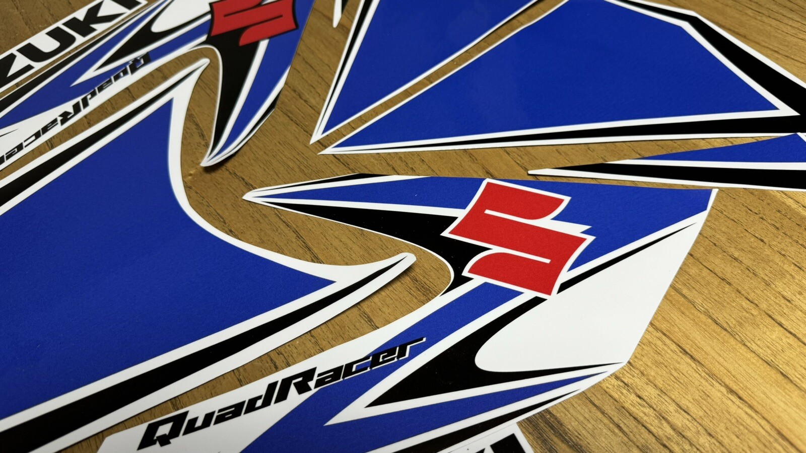 Suzuki LTR450 2006 QuadRacer White Full Graphics Decals