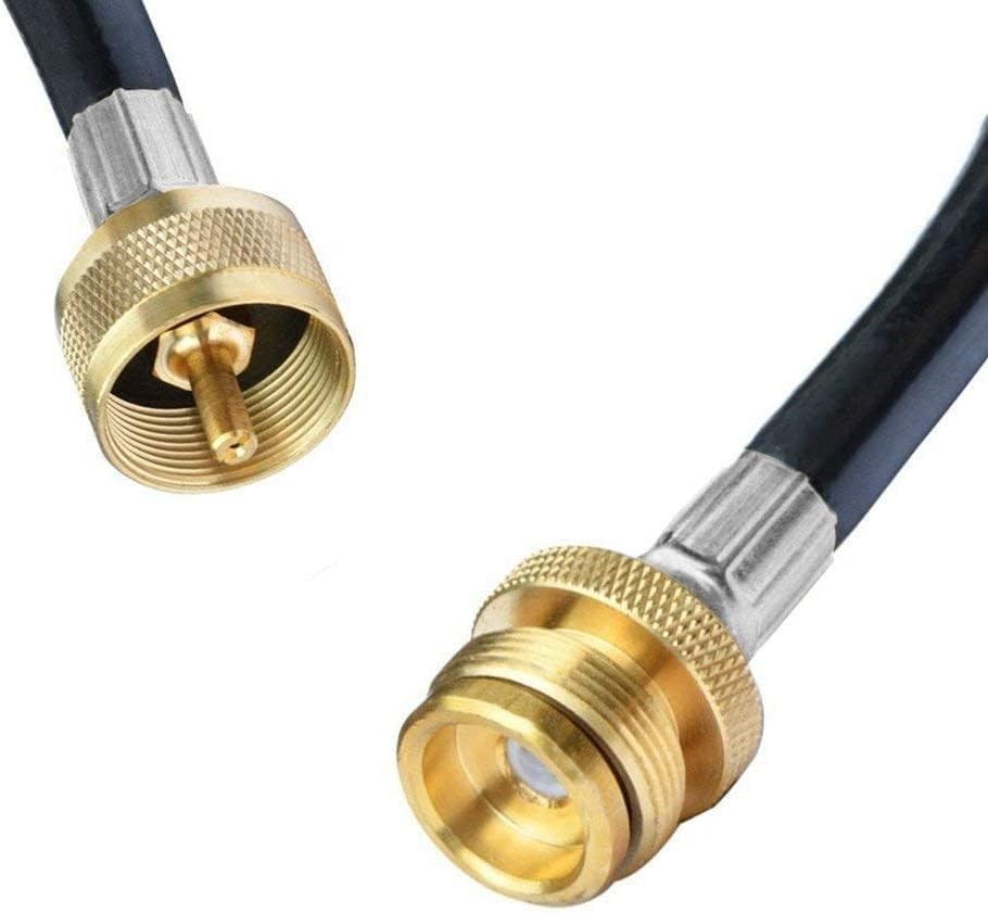 Secure 4-Foot Propane Torch Extension Hose for T and Y Connectors - Easy Install