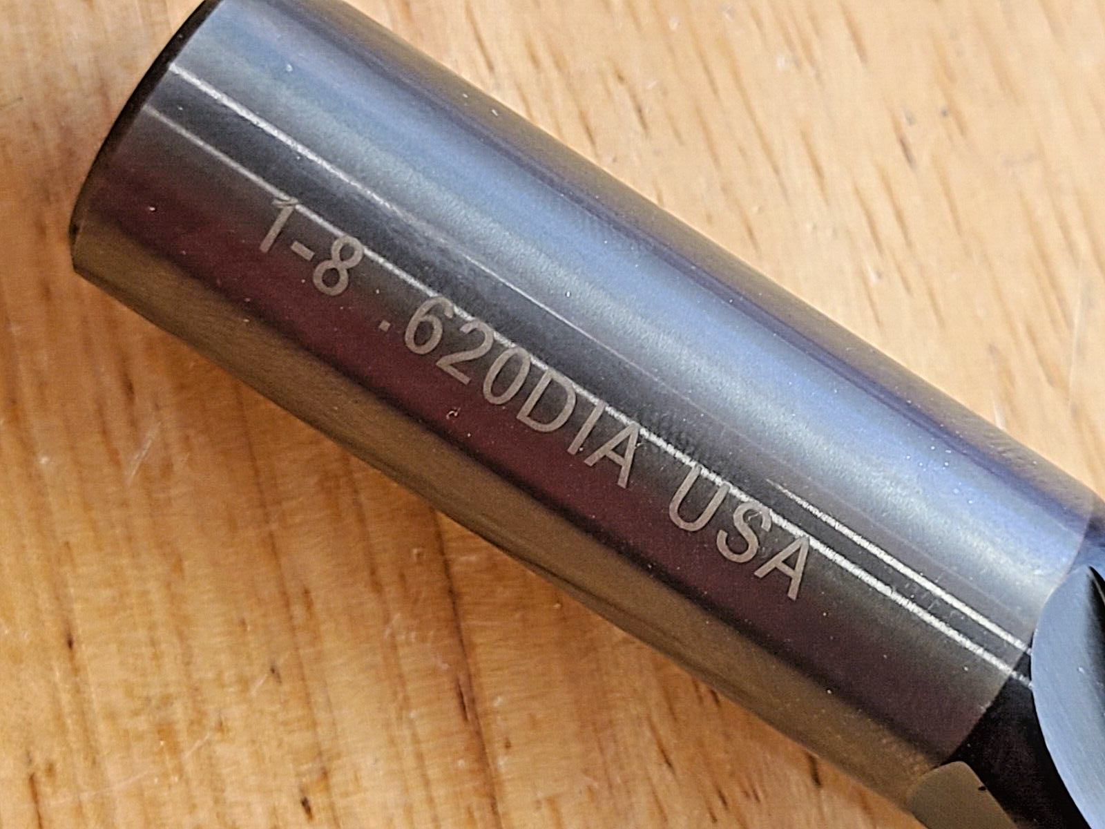 1" - 8 Carbide Thread Mill, AlTiN Coated - Made in USA, Extremely Sharp