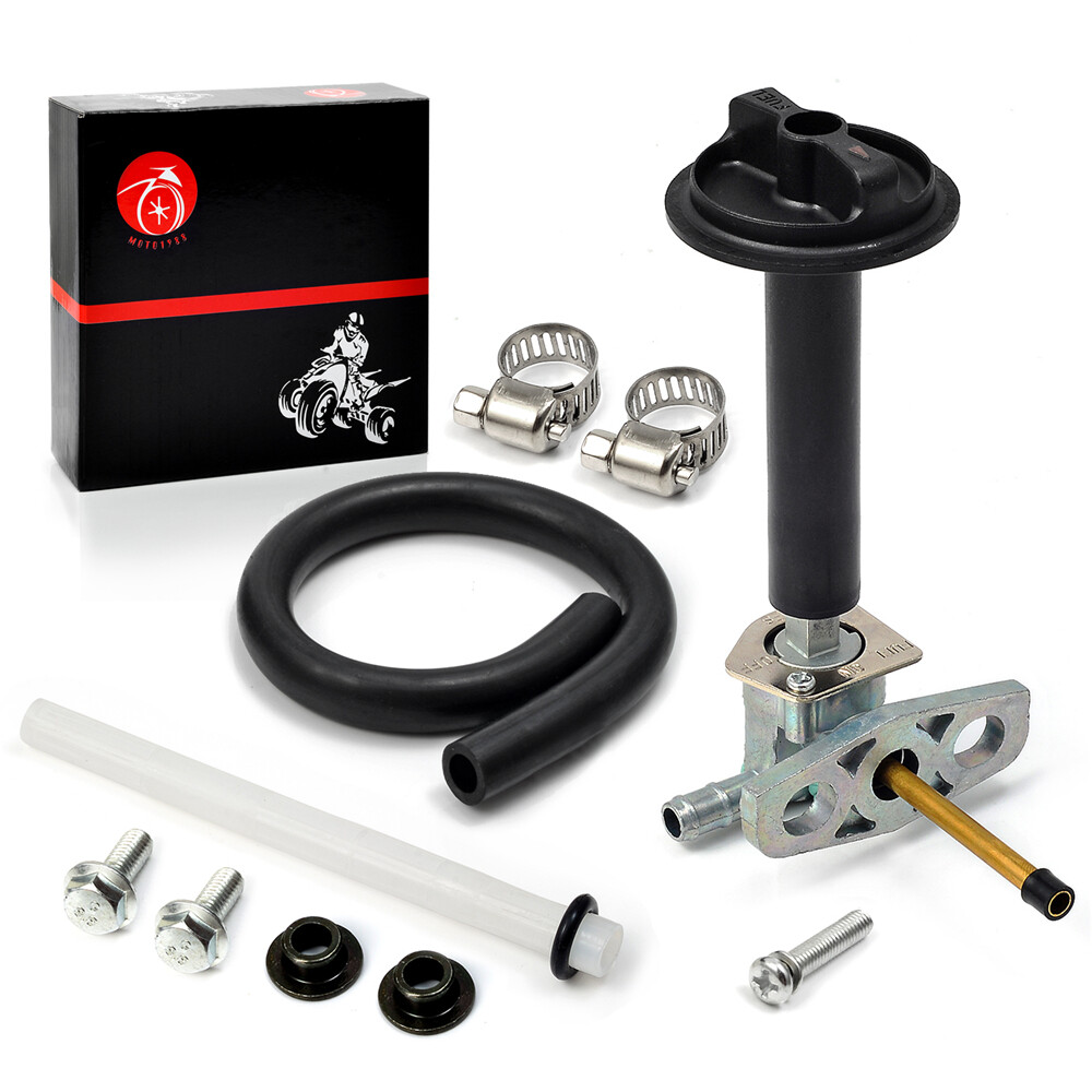 Fuel Valve Petcock & Lever Screw For Honda Recon 250 TRX250 1997-2014
