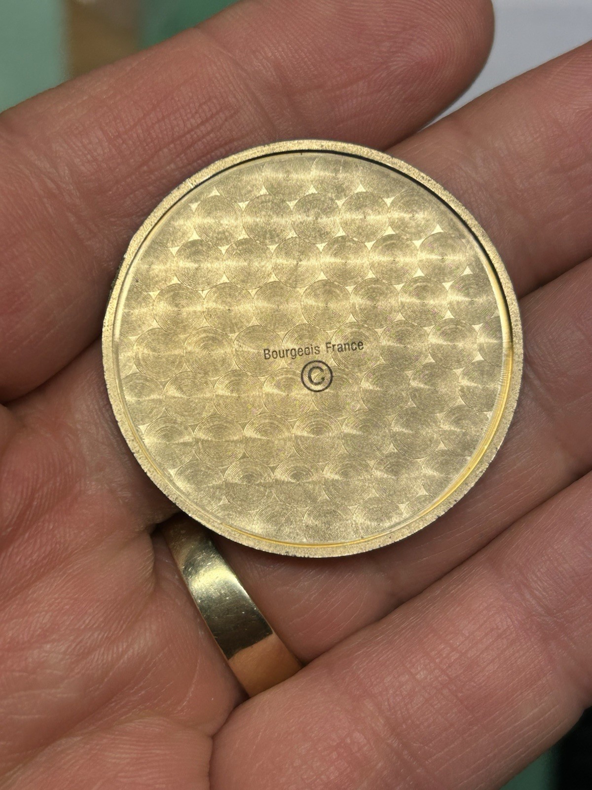 Jules Jurgensen Quartz Pocket Watch NOT Running Read