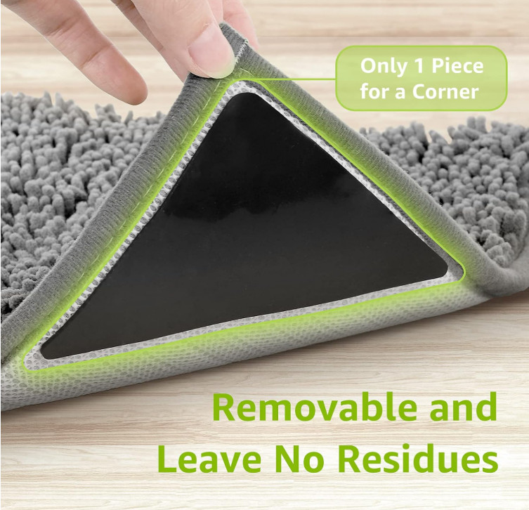 Rabenda 12 Pcs Grippers for Rugs, Non Slip Rug Pads for Hardwood Floors - NEW