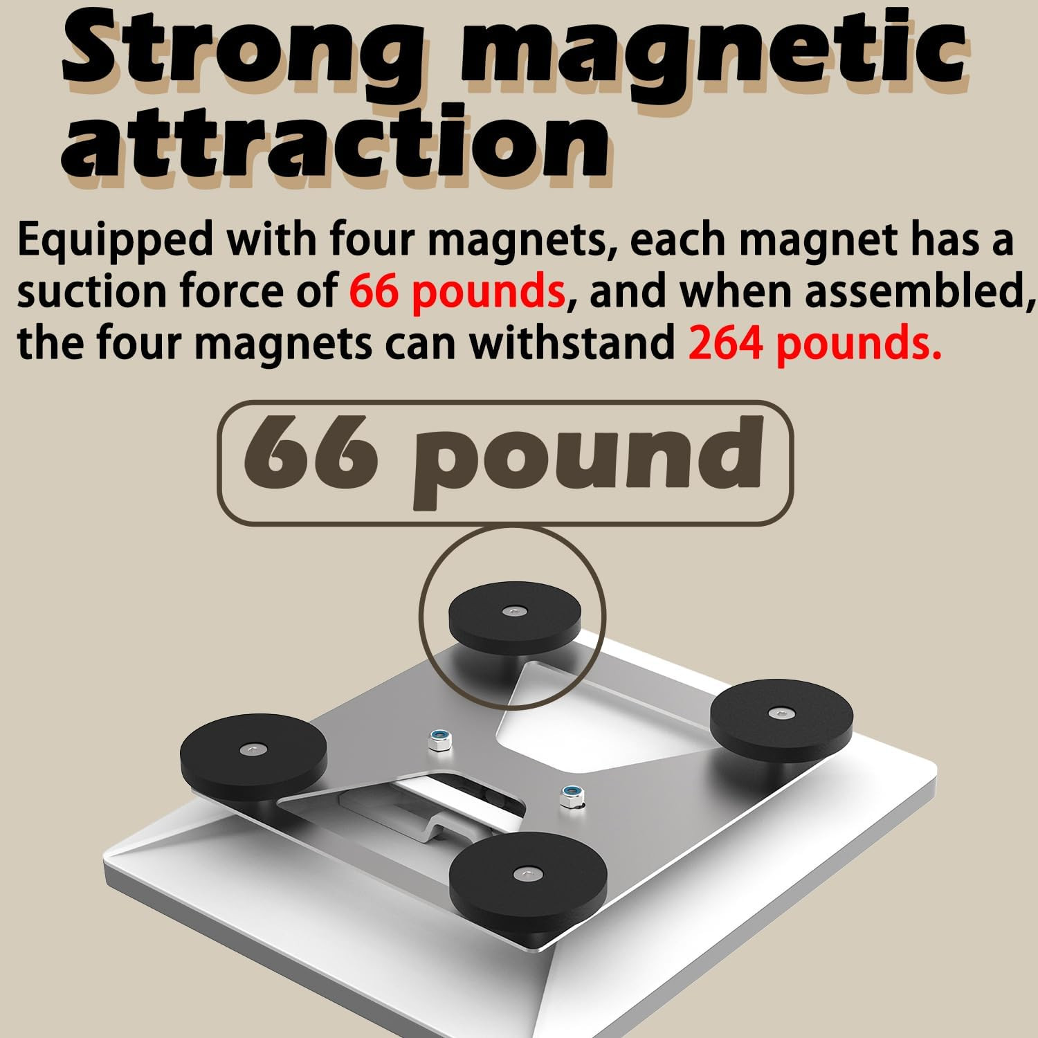 Flat Mount Kit for Starlink Mini - Roof Mount for Starlink Mini Magnetic Mount