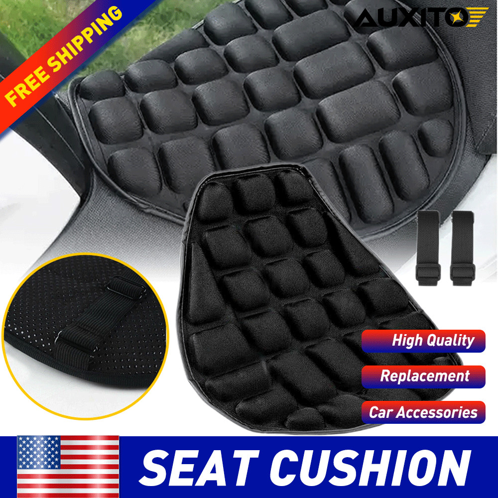 Rider Passenger Seat Cushion Seat Cover Seat Pad For Harley Touring Black OXILAM