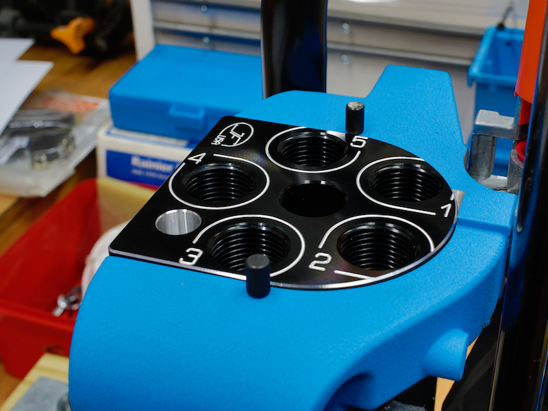 (2) Dillon Precision XL 650 750 . Style tool head Aluminum CNC Made Toolhead