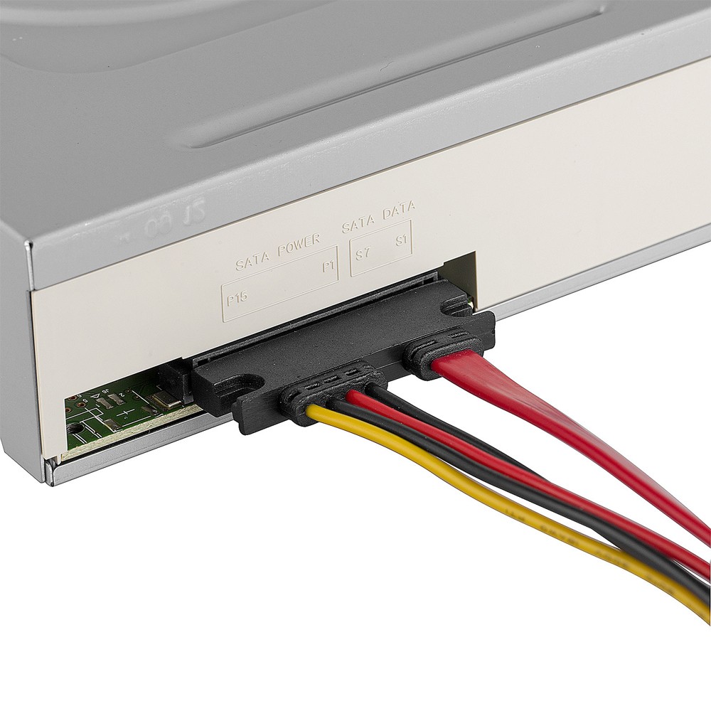 1X SATA Combo Cable Internal Desktop PC HDD DVD Drive 22pin Data 4pin Power Wire