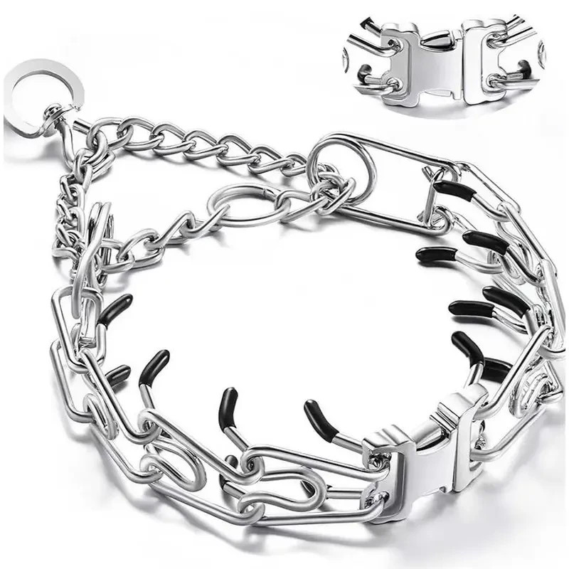 Herm Sprenger Stainless Steel Prong Dog Training Collar With Swivel