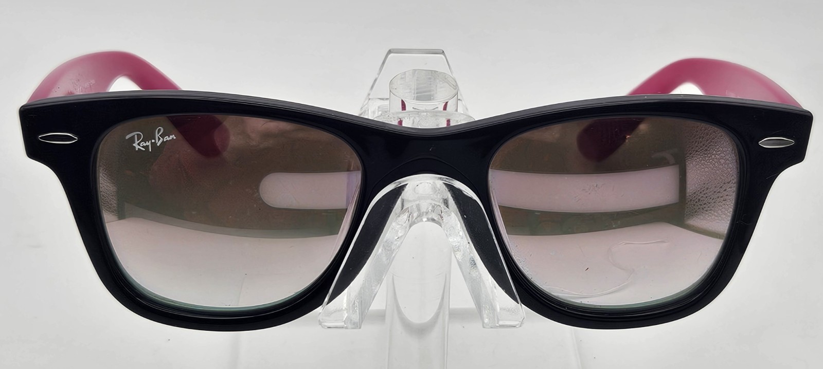 Ray-Ban Junior RJ9066S 7021/B9 47□20 130 Pink Black Mirror Sunglasses E5