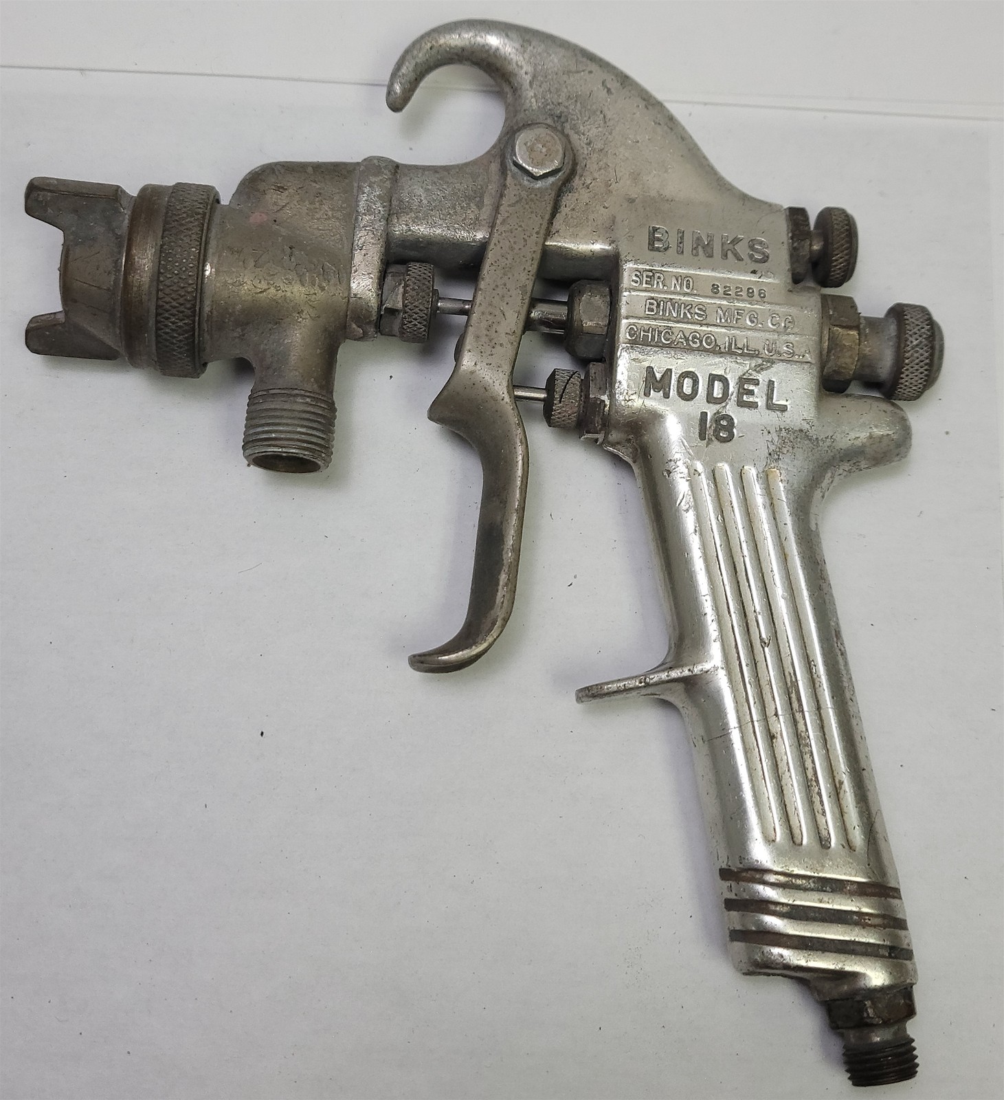 Vintage Binks Model 18 Spray Gun - Made in Chicago USA