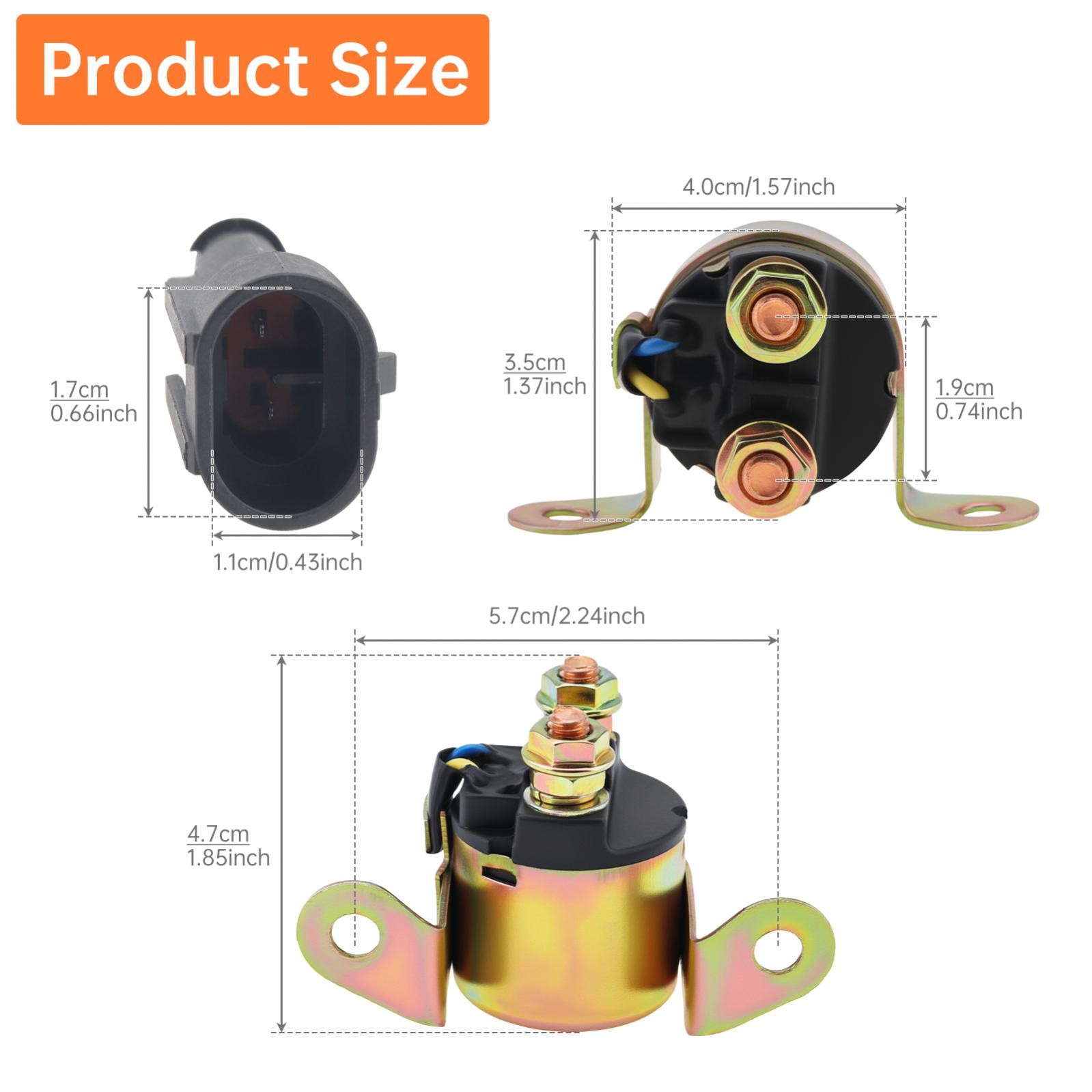 Starter Relay Solenoid Fit For Polaris Sportsman 400 450 500 4012001 4010947